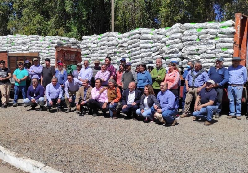 Crianceros machalinos recibieron forraje para sus animales