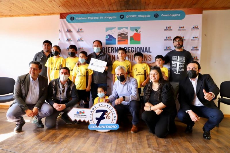 Organizaciones sociales de O’Higgins recibieron sus certificados del Fondo 7% Comunitario FNDR del Gobierno Regional
