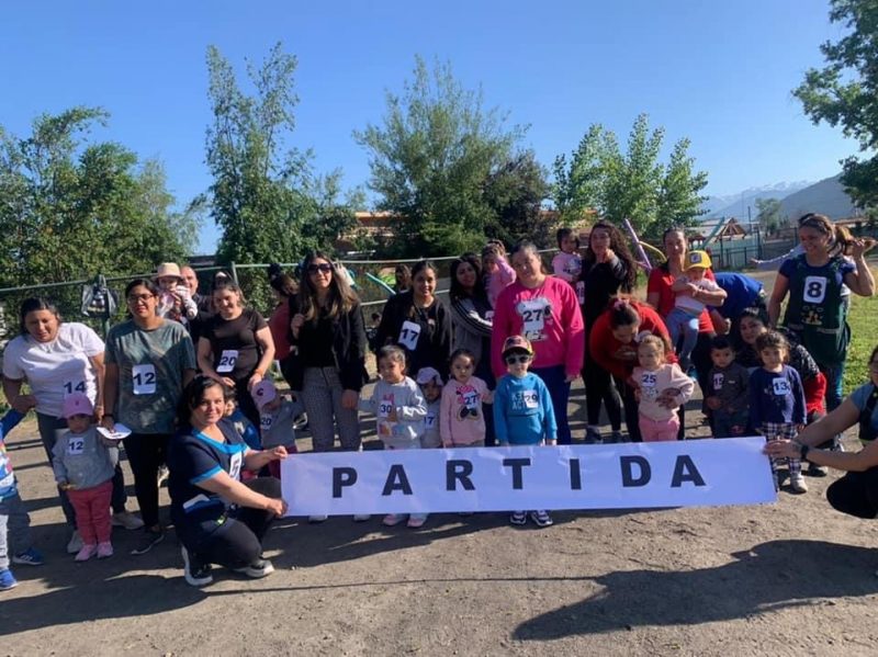 Sala cuna y jardín infantil El Maitén realizó su Primera Corrida Familiar