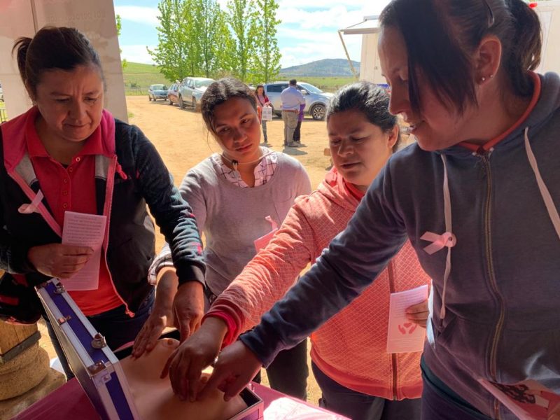 Marchigue: Realizan operativo para prevenir cáncer de mama en trabajadoras agrícolas
