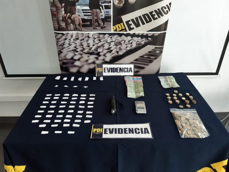 PDI detuvo a dos personas por microtráfico en Peralillo