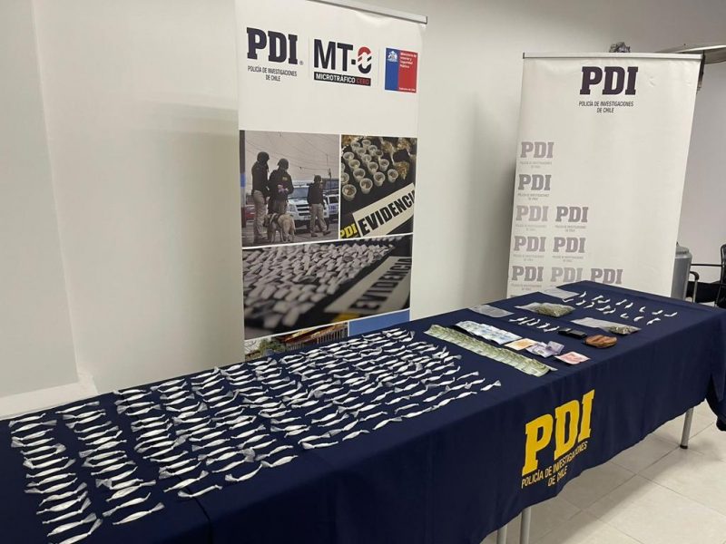 PDI detuvo a tres personas por microtráfico en Pichidegua