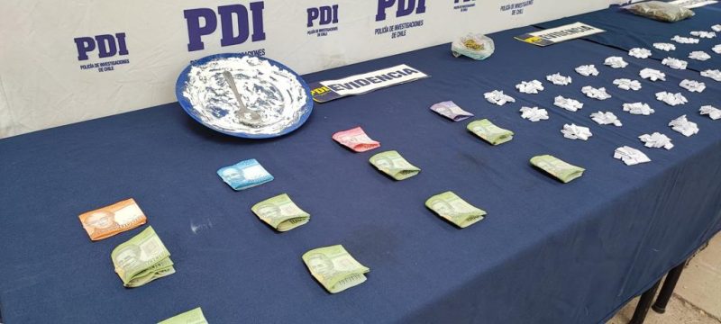 Dos mujeres y un hombre detenidos por tráfico de drogas en Rancagua