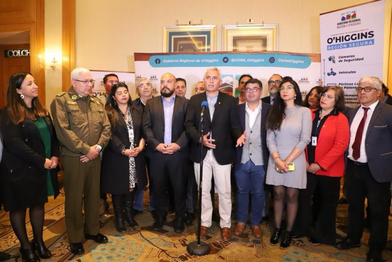 Gobernador Regional presentó el Plan Regional de Seguridad Pública “O’Higgins Región Segura”