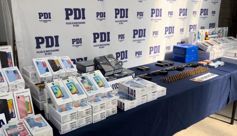PDI DETUVO A BANDA QUE ROBÓ MÁS DE 400 CELULARES DESDE TIENDA EN RENGO