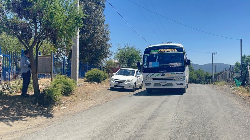 Volvió recorrido de la micro Machalí-Chacayes