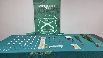 Detienen a mujer con marihuana en domicilio de Machalí
