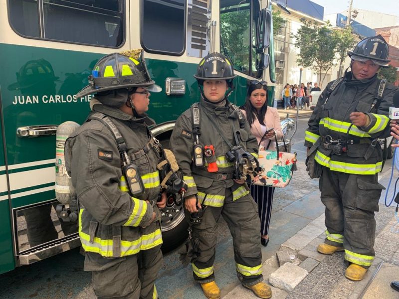 Realizan simulacro de emergencia en céntrico edificio de Rancagua