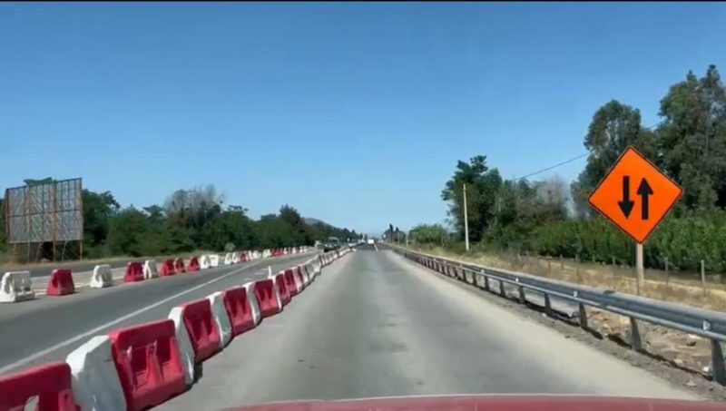 MOP informa desvíos de tránsito por un tiempo indefinido en la Ruta 90