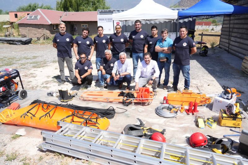 Minería: se conformó Brigada de Rescate Minero en Chancón