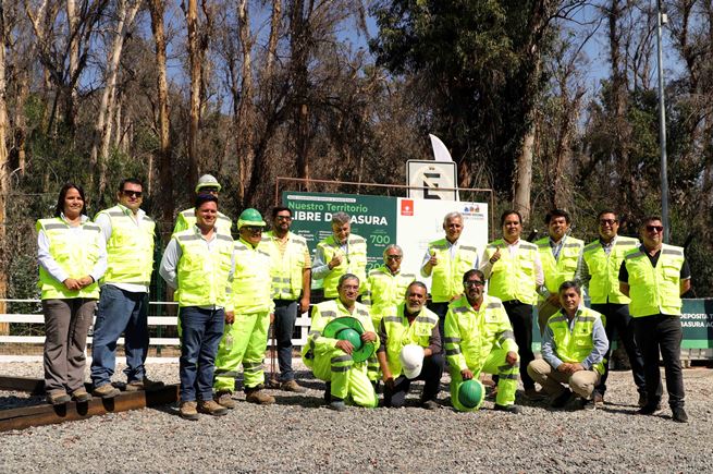 Dejar libre de basura sectores claves de Machalí y Carretera el Cobre impulsa campaña ambiental
