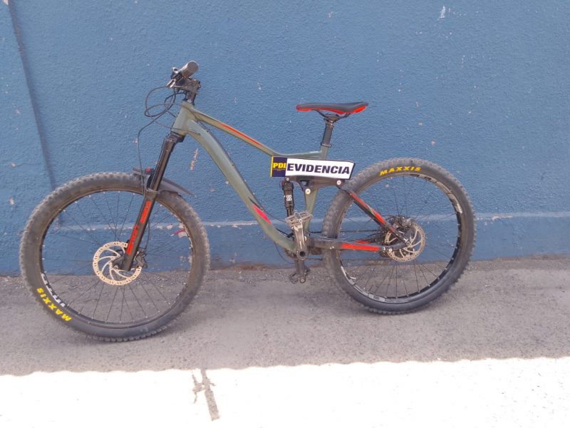 PDI RECUPERÓ BICICLETA AVALUADA EN 1,5 MILLONES DE PESOS