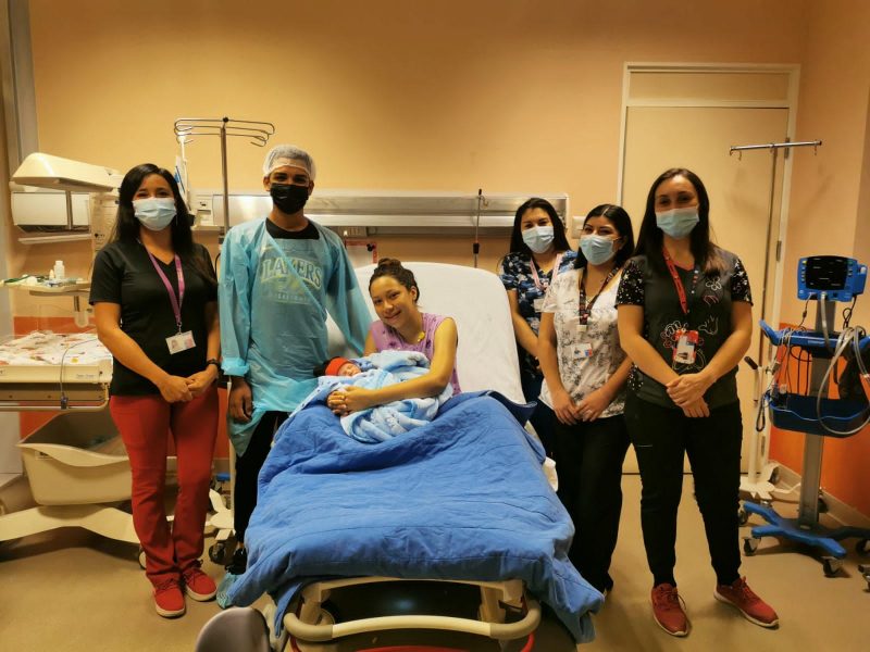 Thiago Yancent es el nombre del primer bebé nacido en el Hospital Regional
