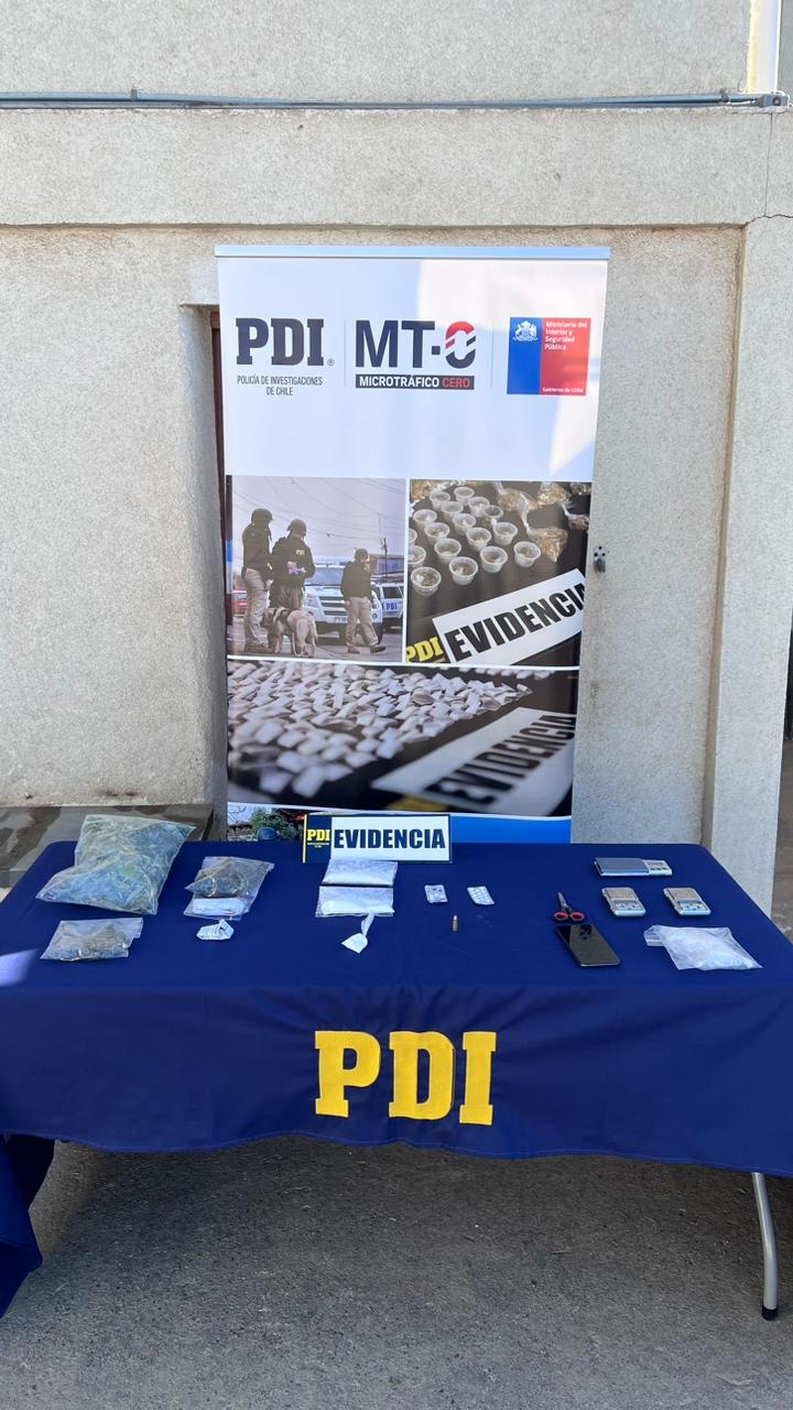 PDI detuvo a tres personas por venta de droga a través de aplicación de citas