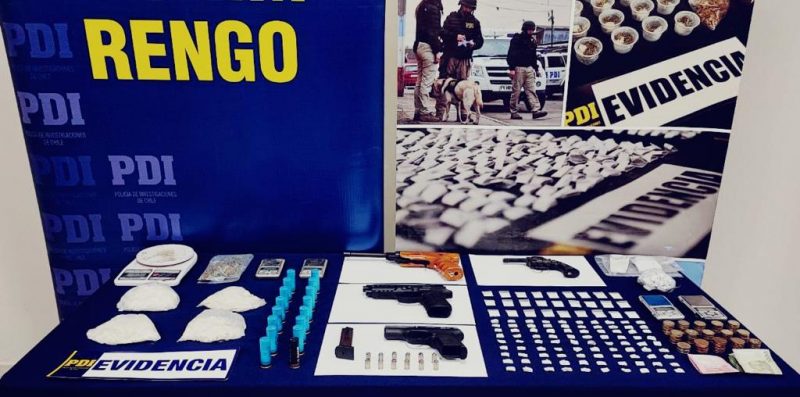 DOS MUJERES DETENIDAS POR TRÁFICO Y POSESIÓN DE ARMAS EN RENGO