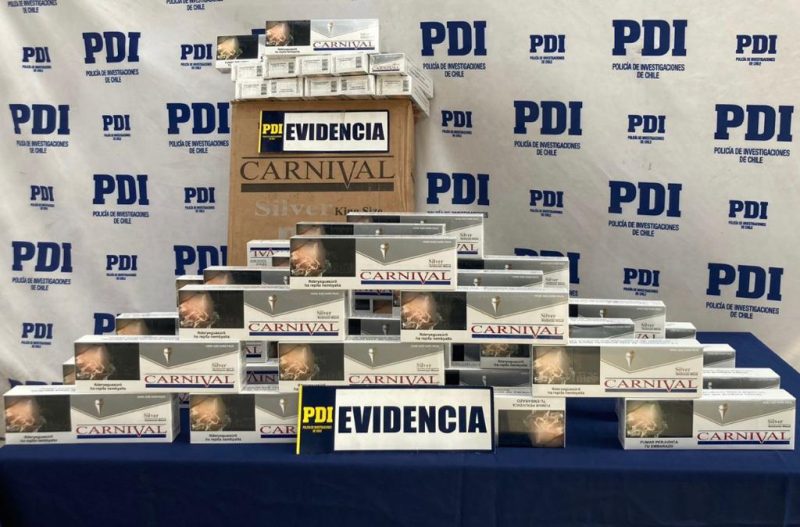 Sorprenden a sujeto con 500 cajetillas de cigarros de contrabando