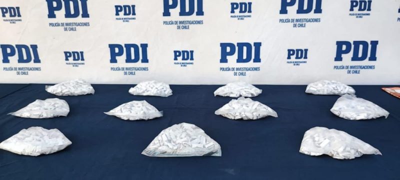 5 detenidos por tráfico en sector oriente de Rancagua