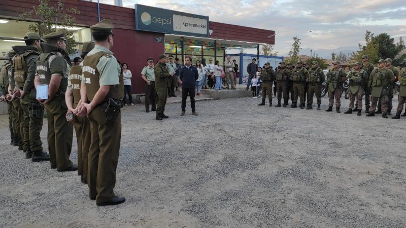 Carabineros realizó ronda preventiva en Machalí