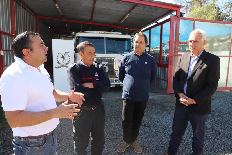 Gobernador Regional anuncia aumento de recursos para la construcción del cuartel de la 3ª Compañía de Bomberos de Machalí