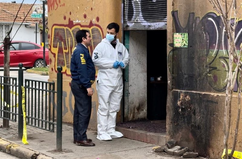 Mujer es asesinada en el centro de Rancagua fuera de una casa okupa