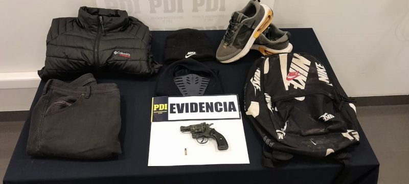 PDI DETUVO A HOMBRE QUE INGRESÓ ARMADO A ASALTAR DISTRIBUIDORA DE GAS EN SANTA CRUZ