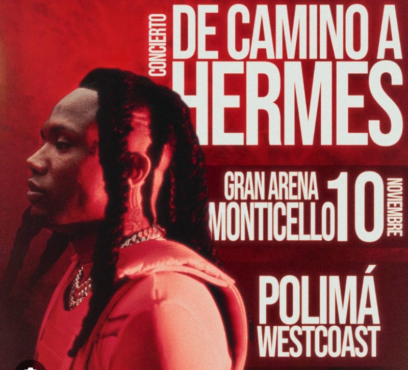 El Maximo exponente urbano nacional Polima Westcoast anuncia su esperado concierto en solitario.