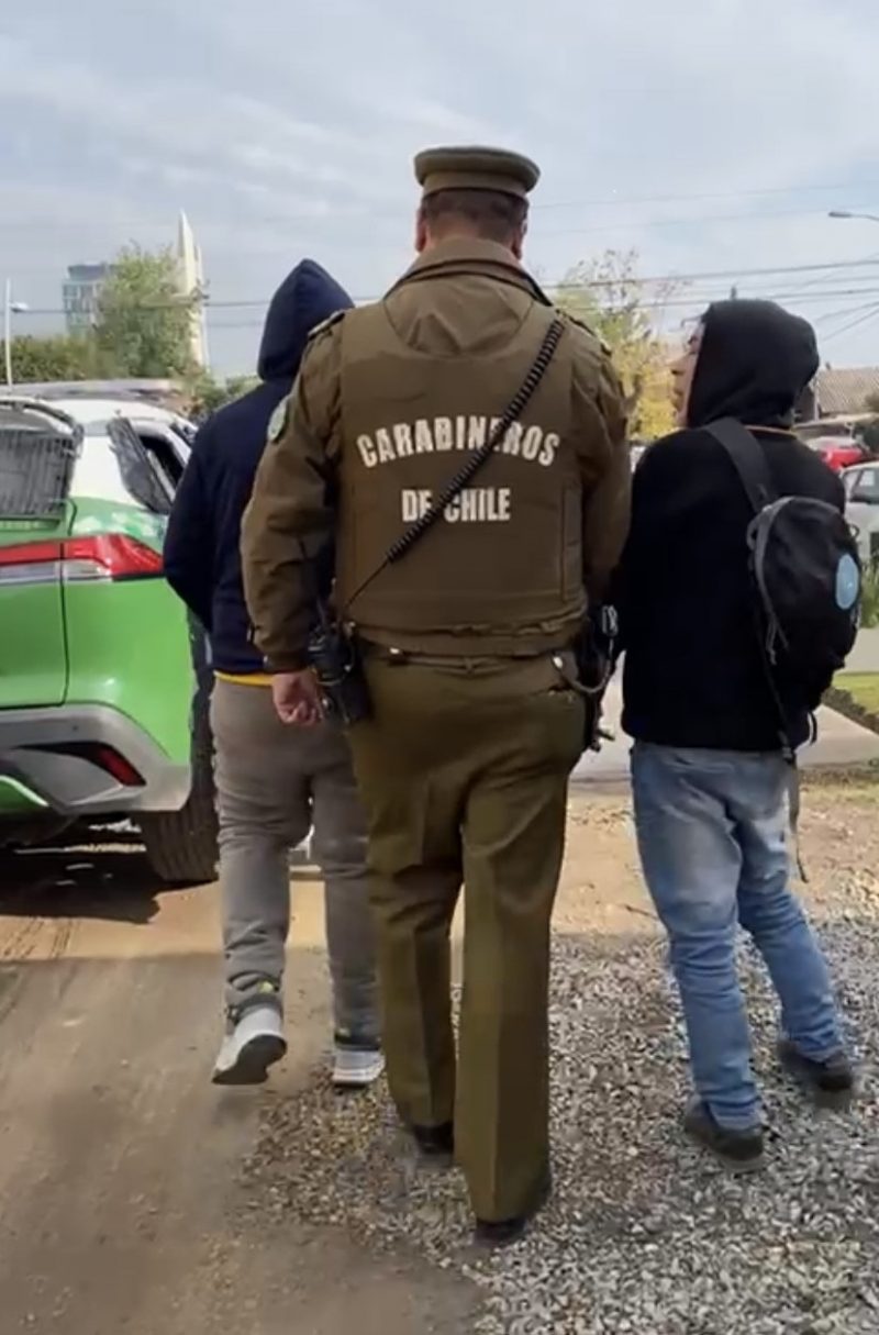 Carabineros de la Subcomisaría Machalí detiene a 5 personas que realizaron “Portonazo” en nuestra comuna