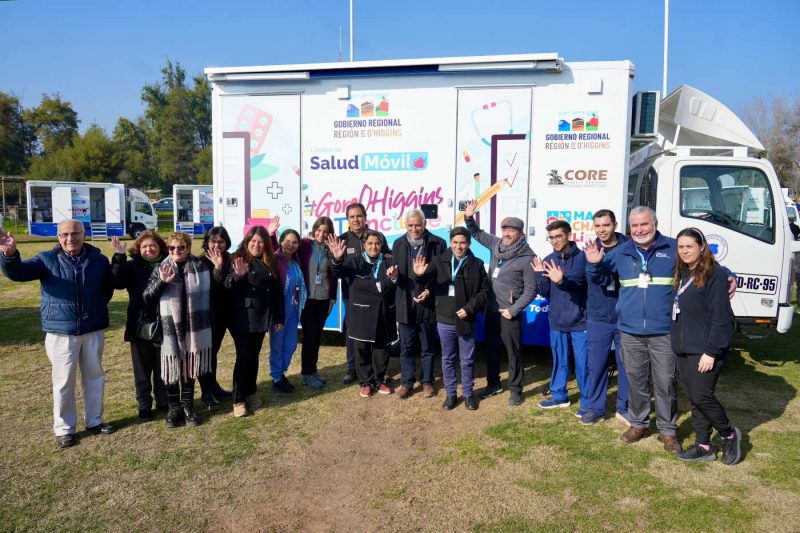 Gobierno Regional entrega 33 clinicas moviles a todas las comunas de O’higgins