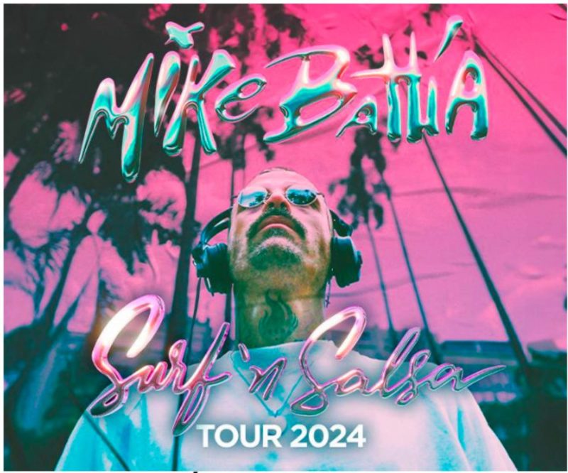 MIKE BAHÍA LLEGA GRAN ARENA MONTICELLO CON “SURF´N SALSA  TOUR 2024”