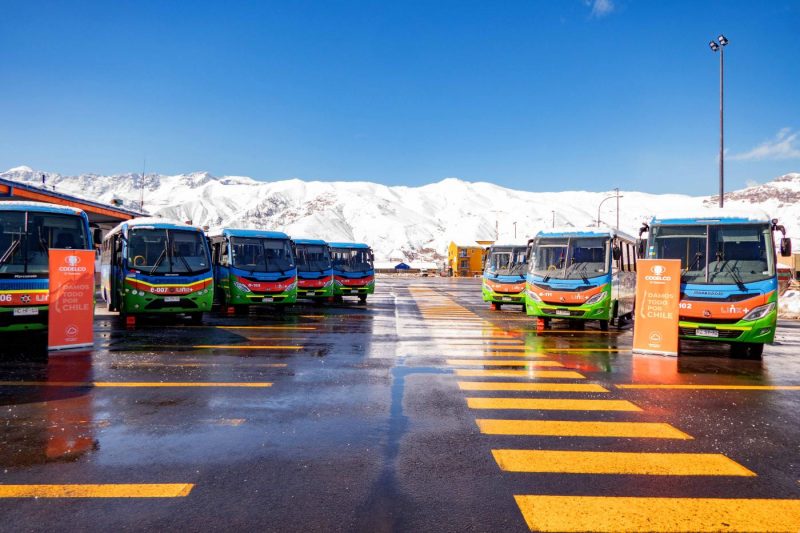 Flota eléctrica de buses de El Teniente disminuyó en 2.800 toneladas las emisiones de CO 2 al año