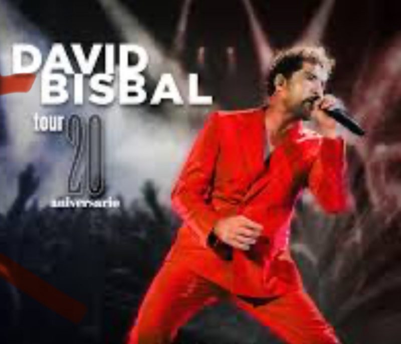 David Bisbal Regresa a Chile para presentarse en Gran Arena Monticello con su Tour 20 Aniversario.