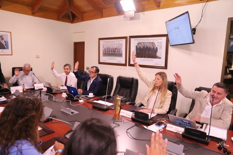 Consejo Regional aprobó recursos en beneficio de Bomberos,  adultos mayores y estudiantes de Ohiggins.