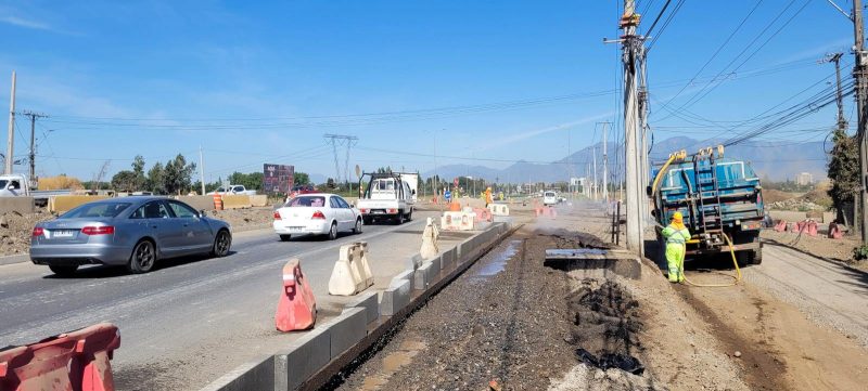 Vialidad anuncia corte de transito en Av. Bomberos Villalobos cruce Carretera el Cobre en Rancagua.