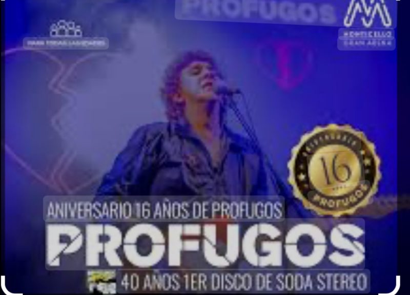 Prófugos llega a Gran Arena Monticello para celebrar 16 años de carrera.