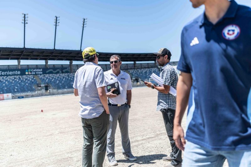 FIFA destaca avances en Estadio El Teniente de para recibir el Mundial Sub 20