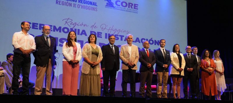 Gobernador y nuevo Consejo Regional de O´Higgins asumen período de gestión hasta enero de 2029