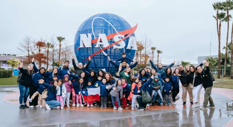 Niño de región de O´Higgins vivió una experiencia inolvidable en Estados Unidos al visitar la NASA