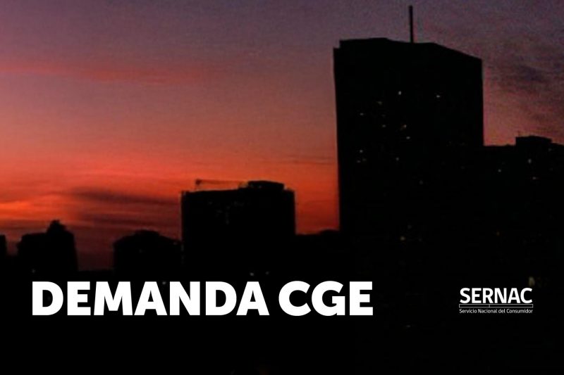 Sernac presenta demanda colectiva contra CGE tra no llegar a acuerdo en los montos dispuestos a compensar por los cortes de Agosto  2024