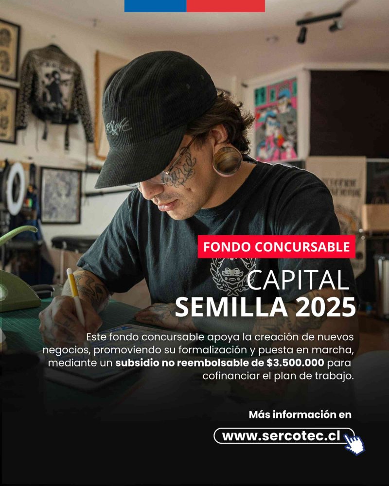 Sercotec abre fondo que promueve la creación y  formalización de pymes en el país