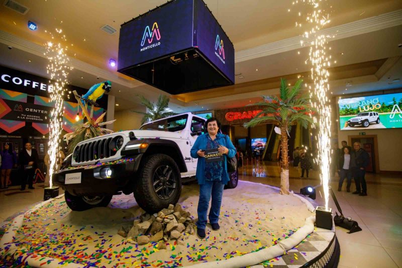 Ganadora del Jeep Wrangler cero kilómetros en Casino Monticello: “Siento que mi mamá me ayudó desde el cielo”