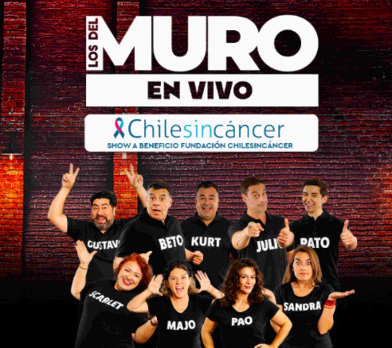 El elenco de “Los del Muro” protagoniza evento benéfico para la  fundación Chilesincáncer