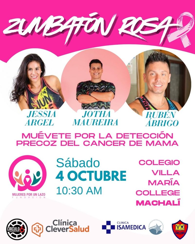 Machalí se une a la prevención del Cáncer de Mama con una Zumbatón gratuita