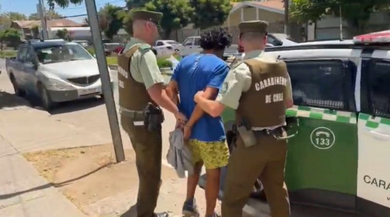 Carabineros detiene en flagrancia a sujeto por robo por sorpresa en Machalí