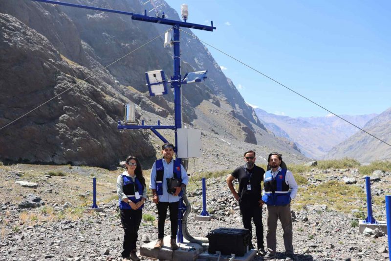 Inauguran nuevas estaciones  fluviometricas en sectores precordilleranos del Alto Cachapoal