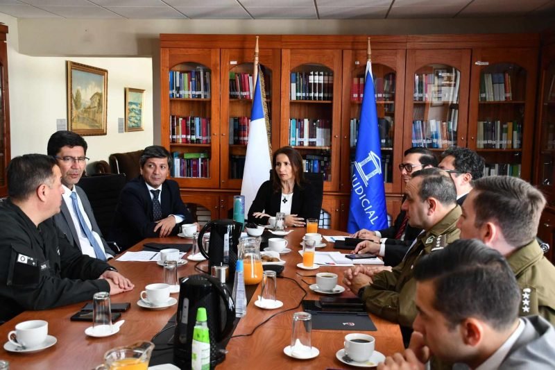 Presidenta de la Corte de Rancagua encabezó la segunda reunión de la Comisión de Seguimiento de Justicia Penal