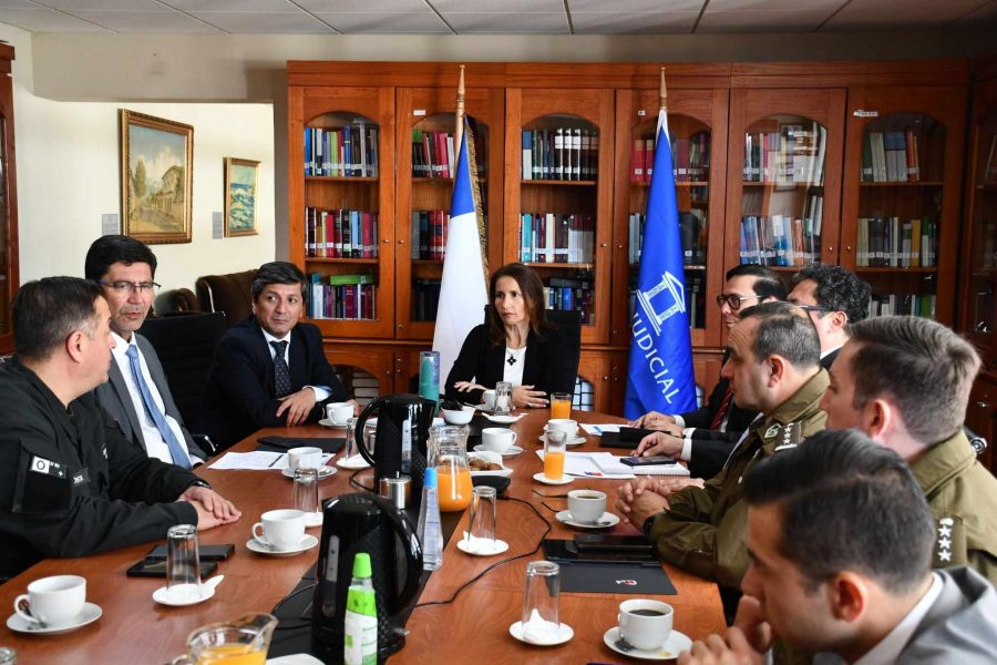 Presidenta de la Corte de Rancagua encabezó la segunda reunión de la Comisión de Seguimiento de Justicia Penal