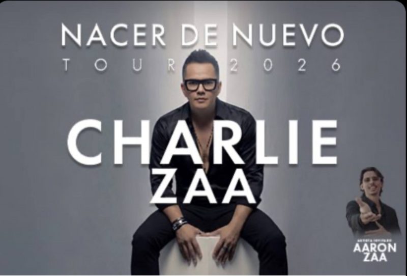El exitoso baladista romántico Charlie Zaa regresa a Gran Arena Monticello El exitoso baladista romántico Charlie Zaa regresa a Gran Arena Monticello