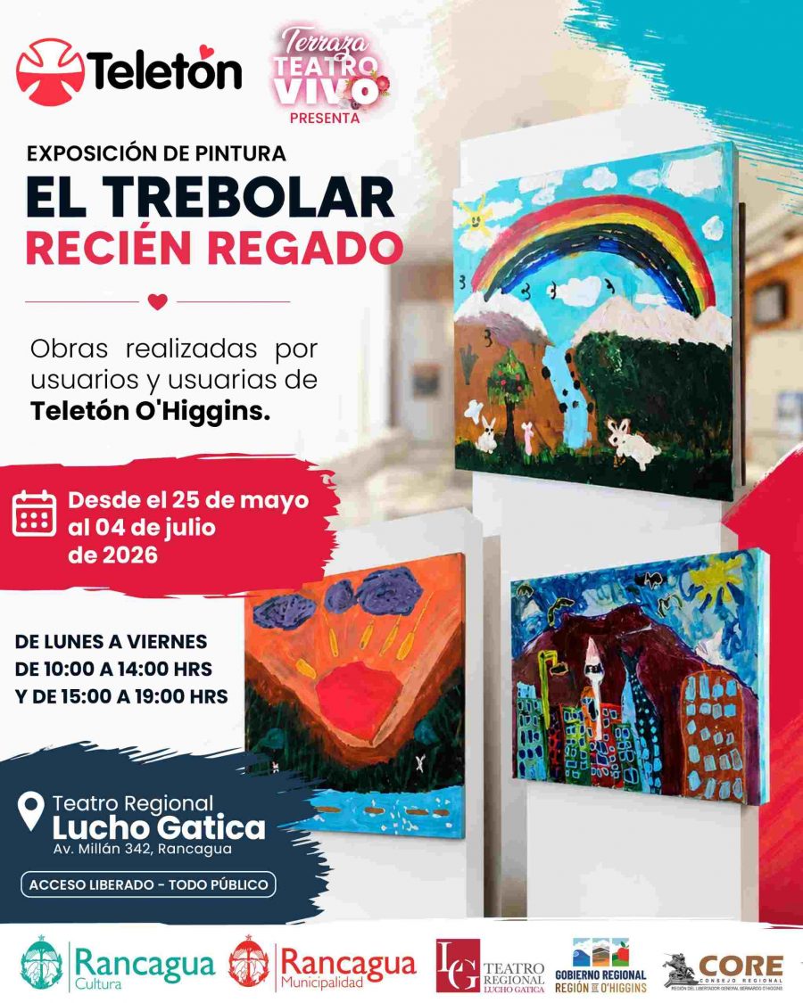 Taller de arte de Teleton Ohiggins inaugura exposición “el Trebolar Recién Regado” en Rancagua. Taller de arte de Teleton Ohiggins inaugura exposición “el Trebolar Recién Regado” en Rancagua.