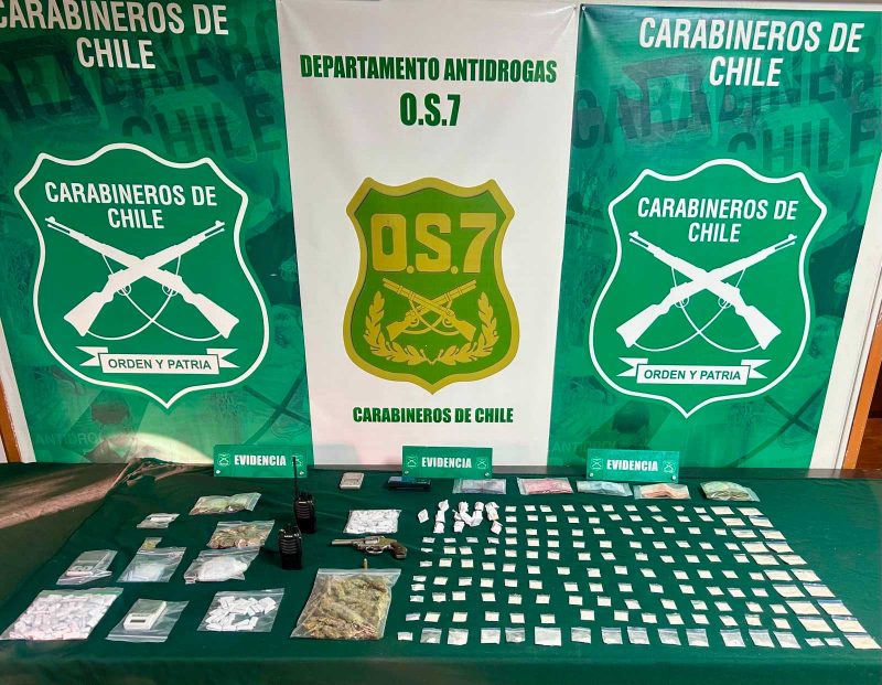 OS-7 Cachapoal desarticula banda delictual dedicada al tráfico de drogas en Rancagua