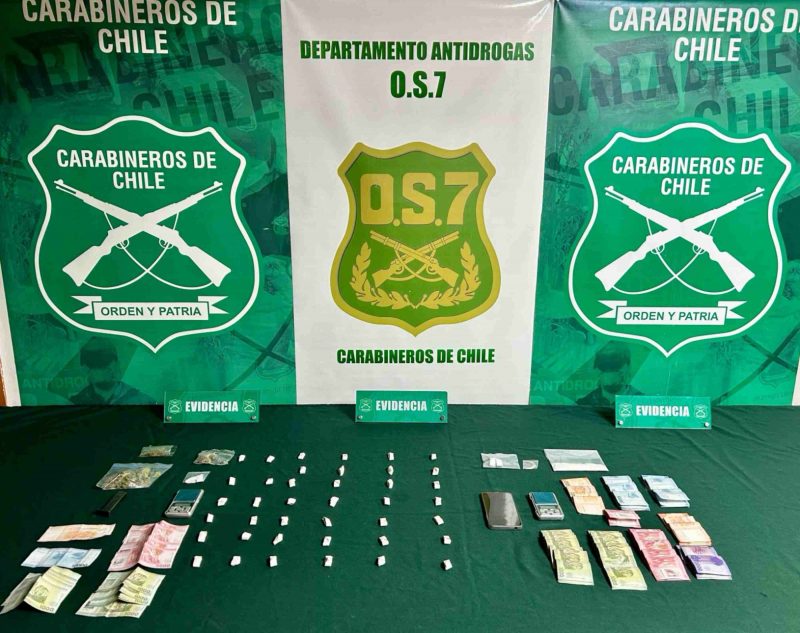 OS-7 Cachapoal desarticula banda dedicada a comercialización de drogas en Machalí